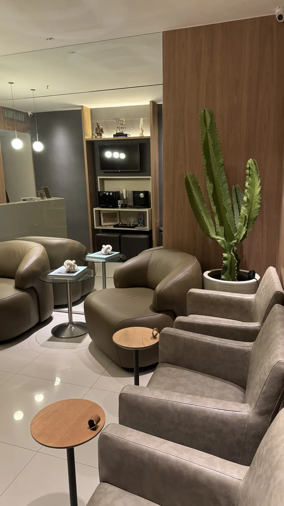 Sala de espera do consultório em Ipanema